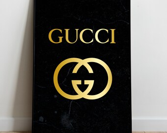 gucci logo poster