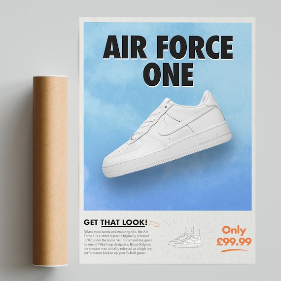 nike air force one poster