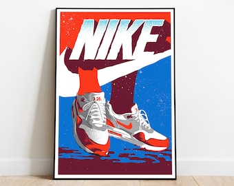 Nike Air Max Poster | Etsy Nike Air Max Poster | Etsy