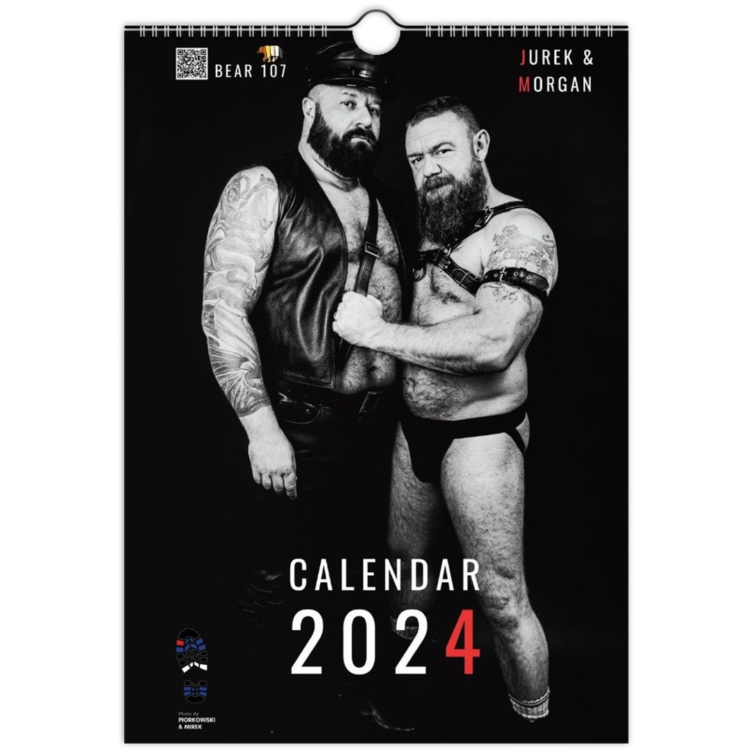 Gay Leather Pride Wall Calendars 2024 Etsy