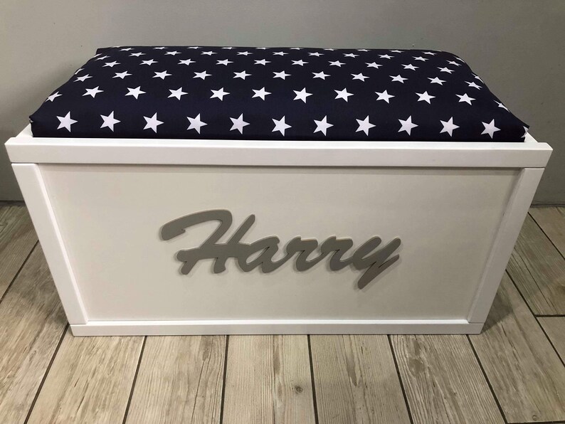 personalised toy box for boys