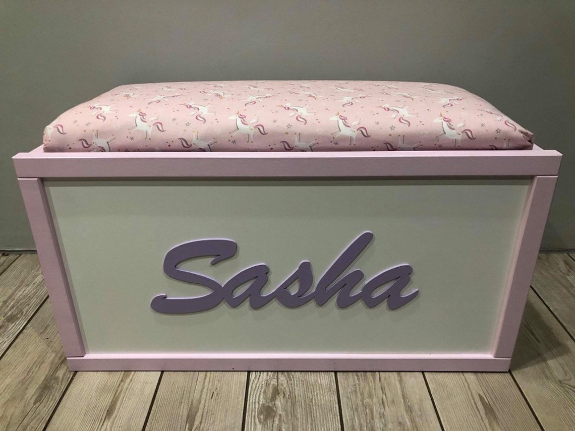 large personalised toy boxes