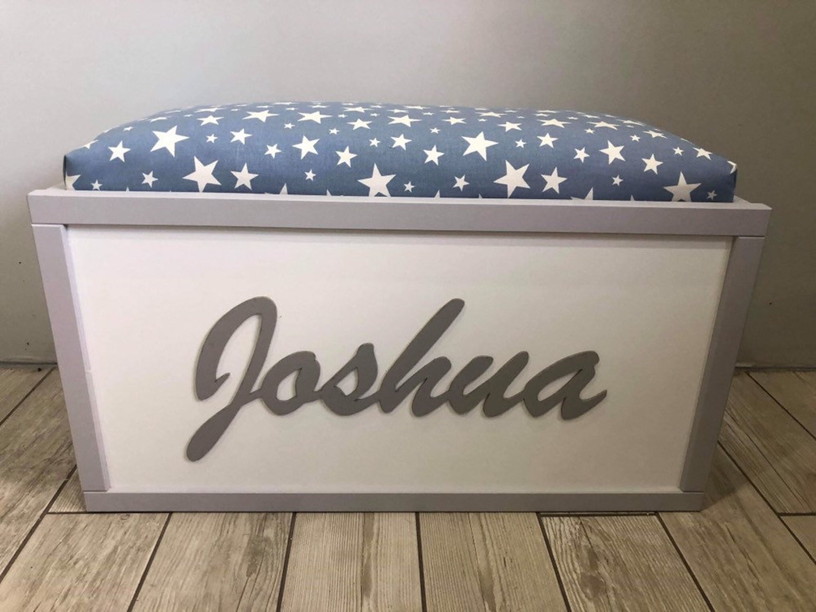 grey large toy box
