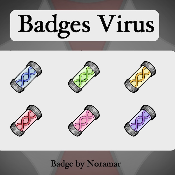 Virus Vials - Badge