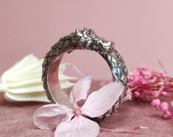 Snake Ring in silver 925 (adjustable)