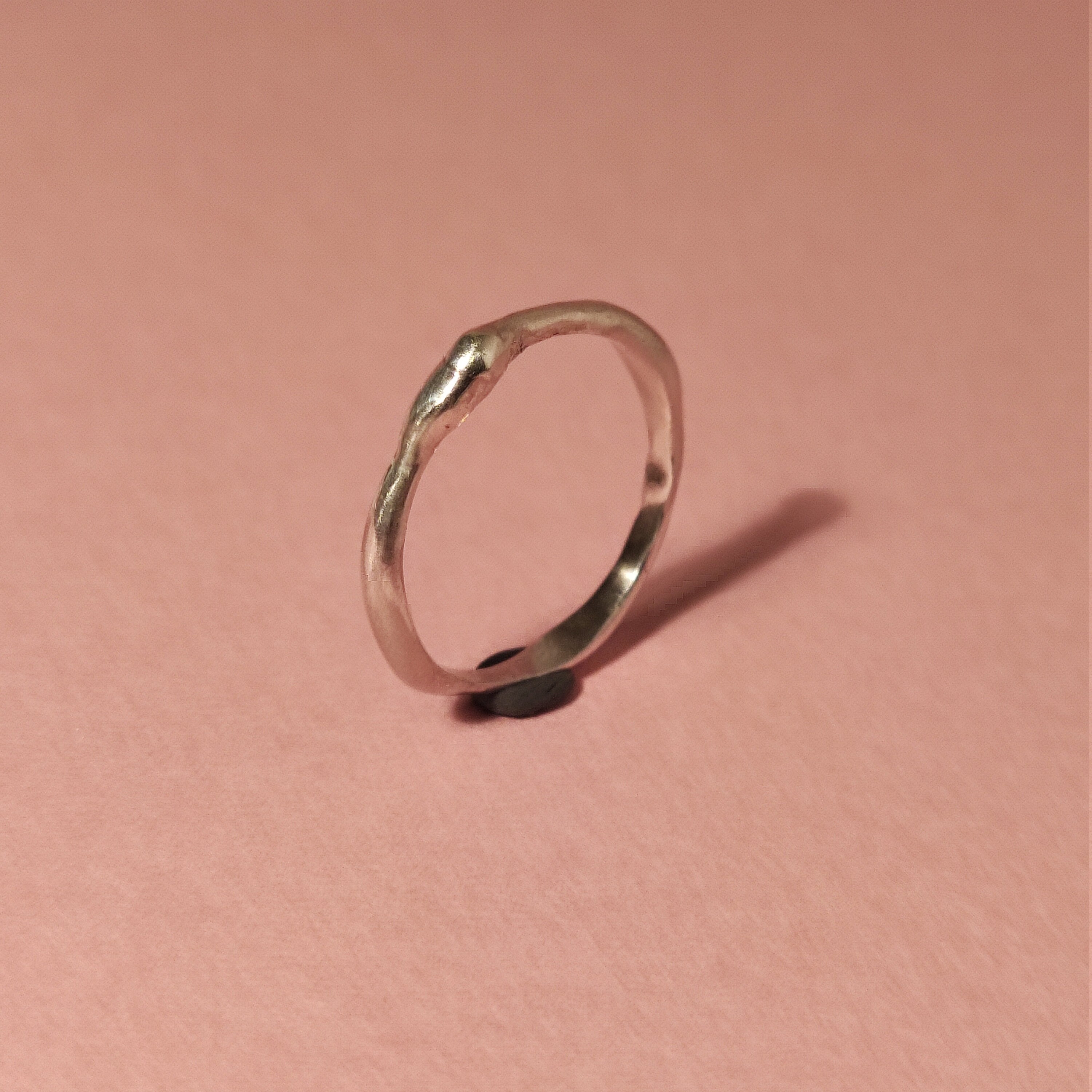 Irregular Band Ring in Silver 925 M1/2 Size UK Size Etsy UK