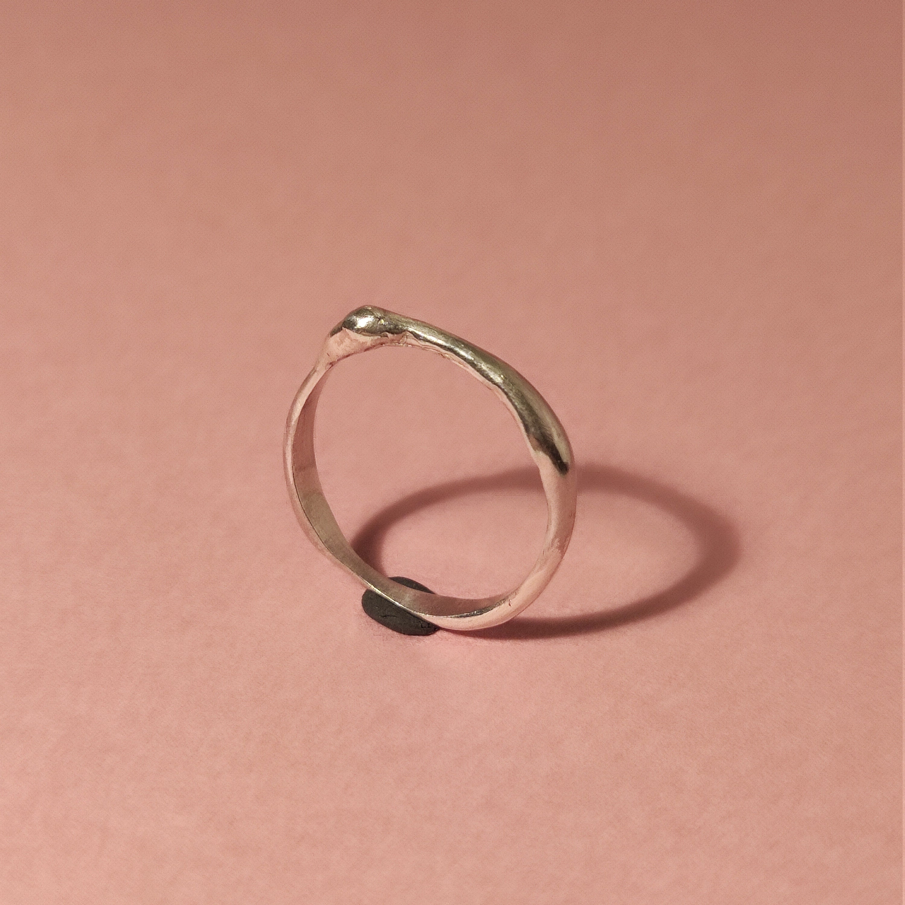 Irregular Band Ring in silver 925 Etsy