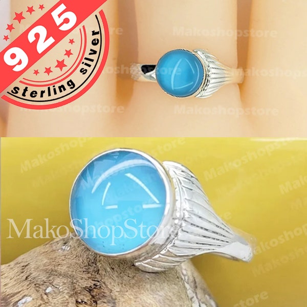 Real Glow in the Dark Mako Mermaid Ring Sterling Silver 925 no shell box Exclusive to MakoShopStore size 2 3 4 5 6 7 8 9 10