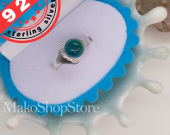 YFN Meerjungfrau Mondstein Ring Für Frauen Sterling Silber