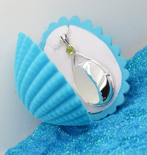 H2O Just Add Water Mako Mermaids Moon Ring 925 Sterling Silver with Peridot  Crystal
