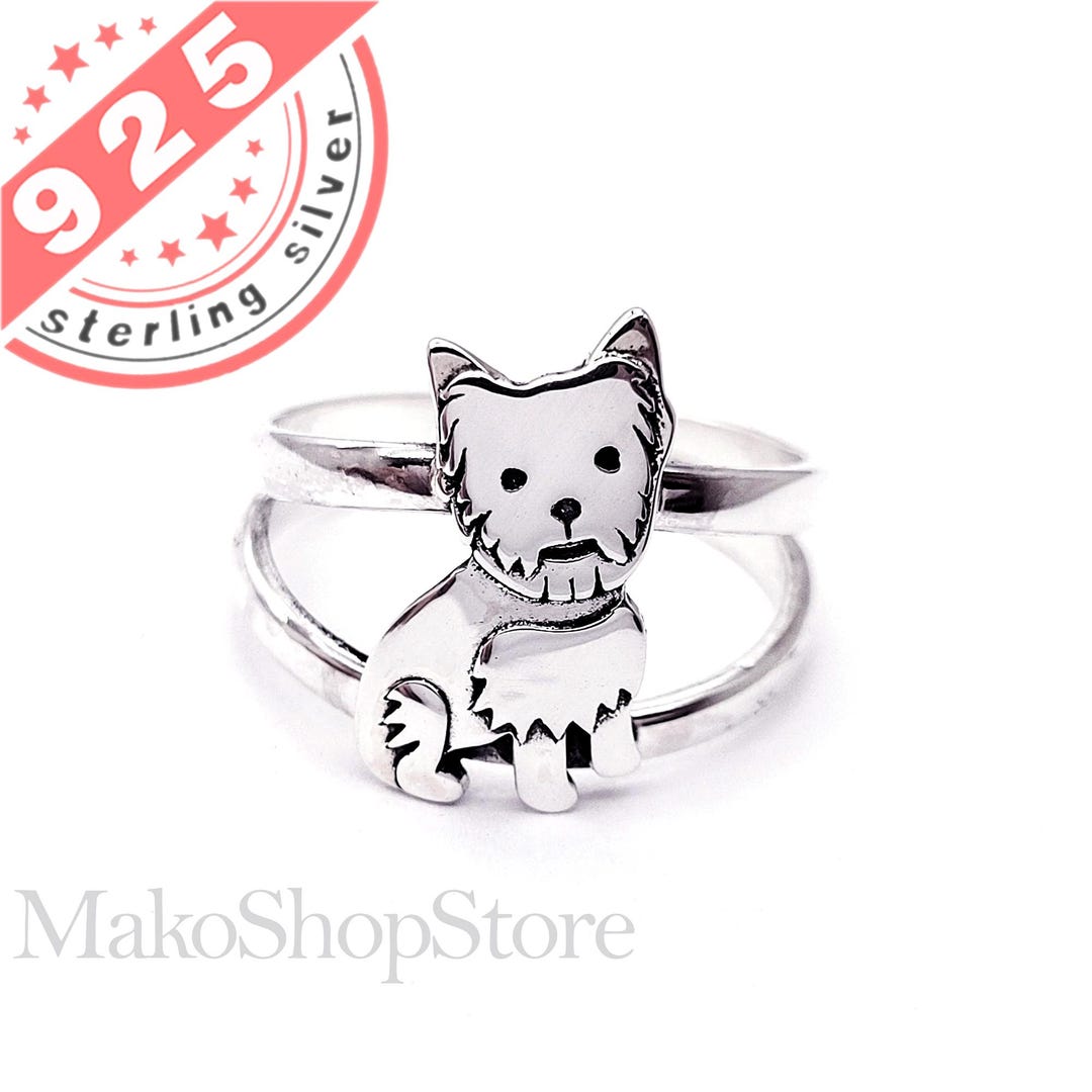 Orecchini Yorkshire Terrier Husky In Argento Sterling 925 - Gioielli Esclusivi Per Amanti Dei Cani In Confezione Regalo Katy Craig