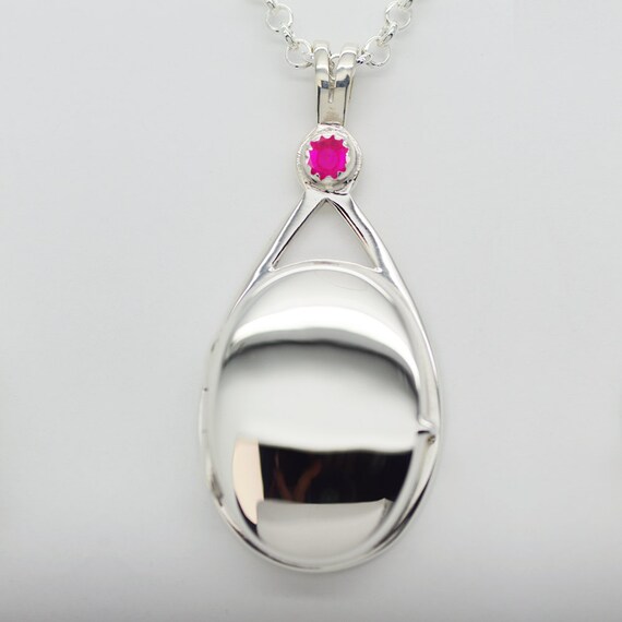 July Birthstone H2O Mermaid Locket 