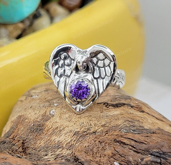 Angel heart ring deals