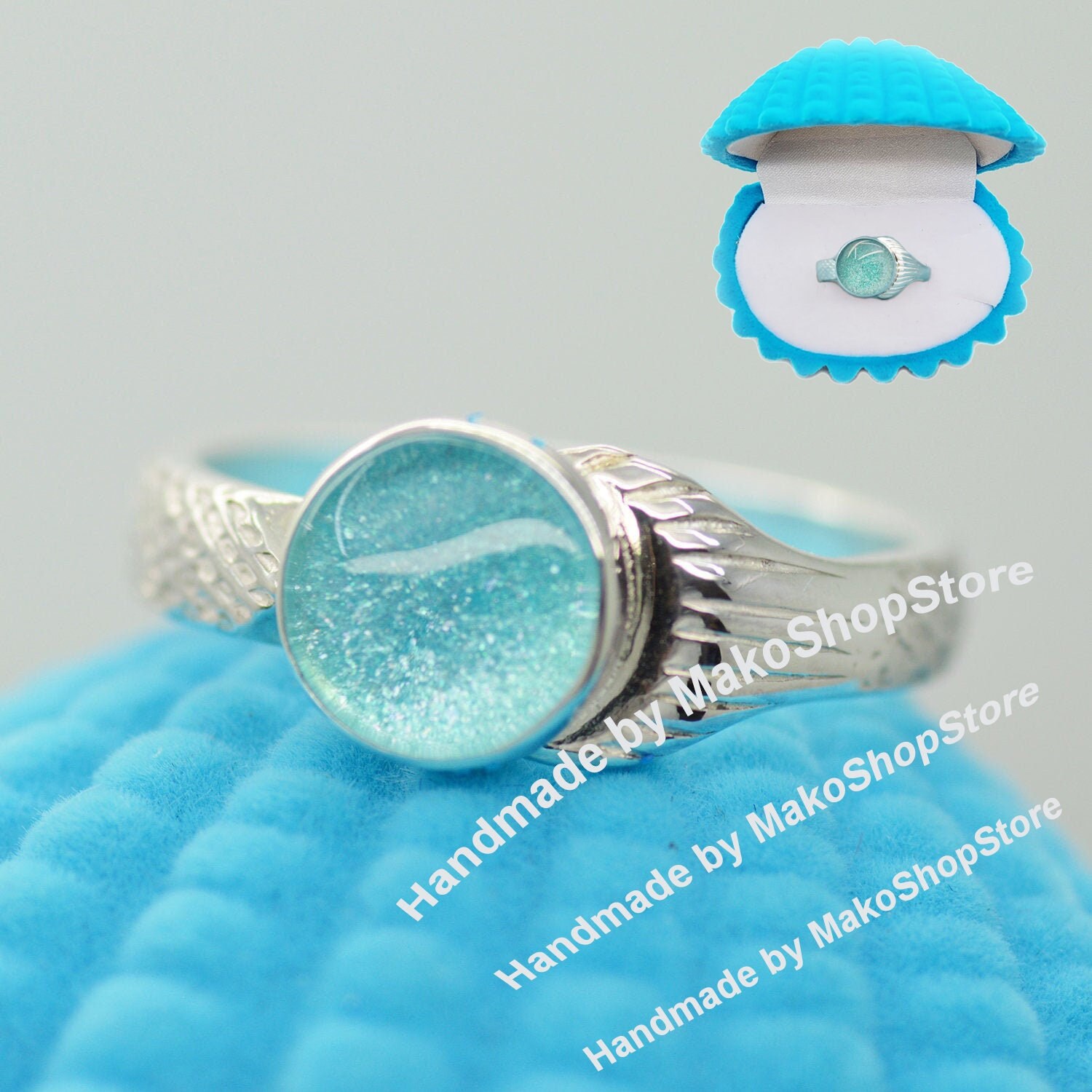 Mako Mermaids Ring in Sterling Silver  Mermaid ring, Mako mermaids,  Mermaid jewelry