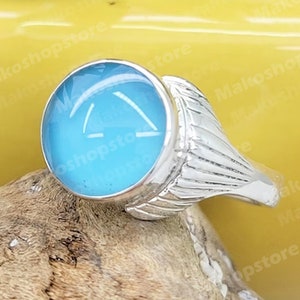 Glow in the dark Real Mako Mermaid Moonpool Island of secrets Ring Sterling Silver 925 for Real Fans image 6