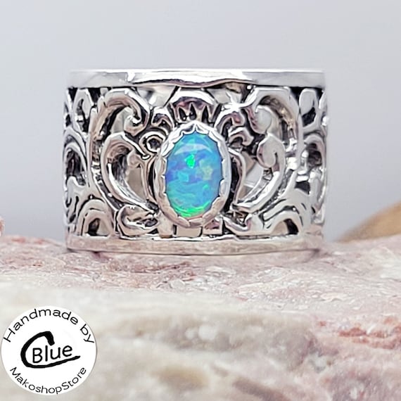 Bracciale Con Turchese In Argento - Dimora Degli Angeli Gioielli - Foto 5