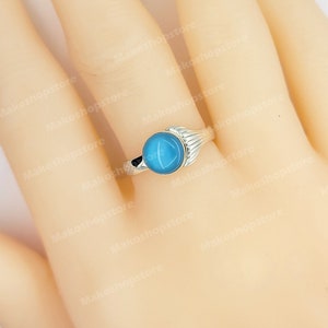 Glow in the dark Real Mako Mermaid Moonpool Island of secrets Ring Sterling Silver 925 for Real Fans image 4