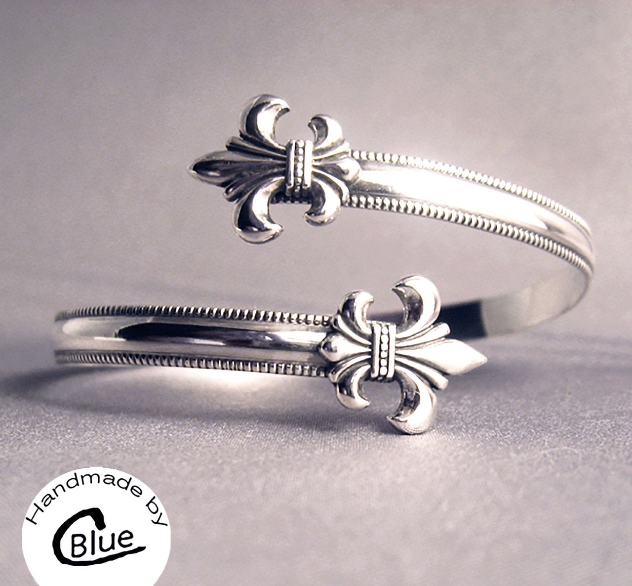 Sterling Fleur De Lis Rings - Sizes 5-11 Sterling Fleur De Lis Rings - Sizes 5-11