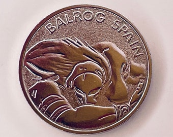 VEGA aka BALROG (Japan) - Street Fighter 2 Coin, Collectable, SF2, Capcom, Token, Medal, Vintage 1990s, Arcade, Japan Game Centre