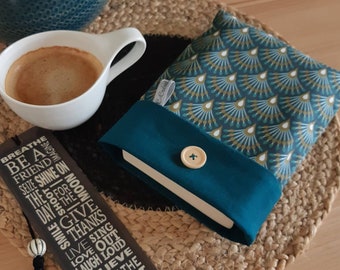 Book pouch, Art Deco Fan Model