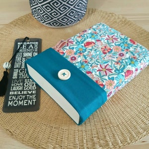 Book cover, Liberty Pink & Blue model