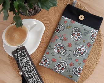 Pochette à livre, Calaveras Kaki