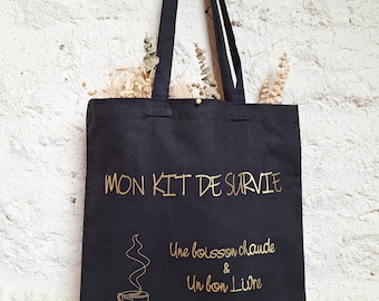 Shopping bag "Survival kit" - Totebag