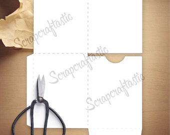 Jewelry Envelope SVG Printable, Templates and Cut Files