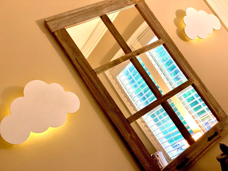 LED Cloud Moon Nightlight for Nursery Battery