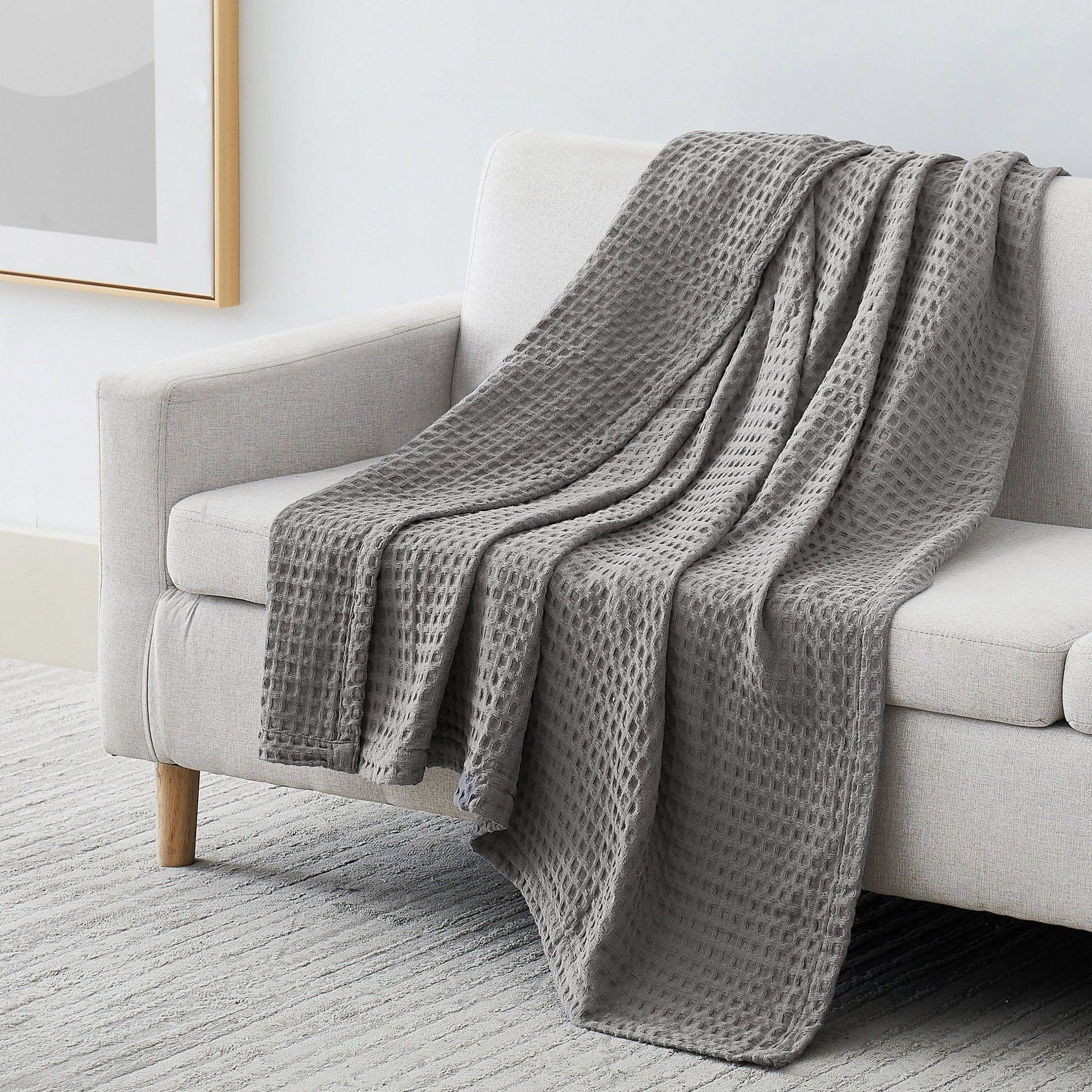 Cotton Waffle Blankets and Throws Etsy