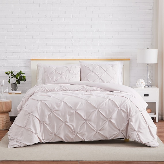 Buy Pintuck Pinch Pleated Duvet Cover Set Online in India 