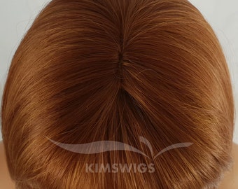 Give Zenzero Mix Parrucca Resistente Al Calore Con Taglio Al - Foto 5