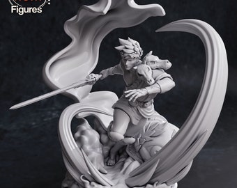 Zagreus Son of Hades Diorama Kit | Resin 3D Printed Figurine | Hades Video Game Fanart | Garage Kit | Desk Decor Status