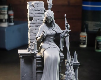 Dark Souls | Fire Keeper | Figurine | Diorama | Miniature | Statue | Garage Kit | Video Game Decor