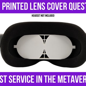 3D Printed Lens Cover Made For Quest 2