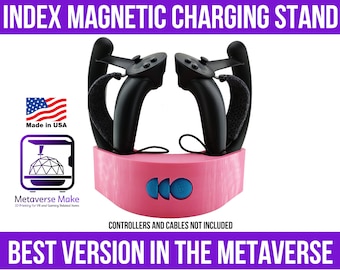 Magnetic Charging Stand For Valve Index Boom Style (Cables Not Included)