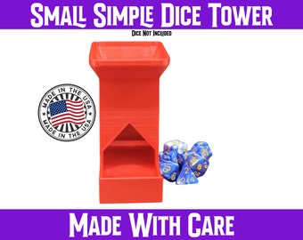 Small Simple Dice Tower - DnD, MTG and RPG Games