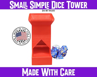 Small Simple Dice Tower - DnD, MTG and RPG Games