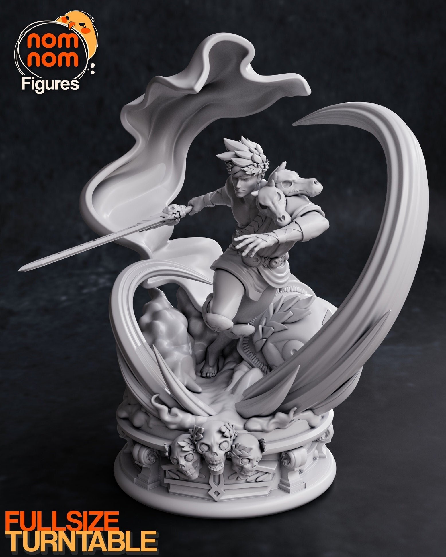 Zagreus Son of Hades Diorama Kit | Resin 3D Printed Figurine