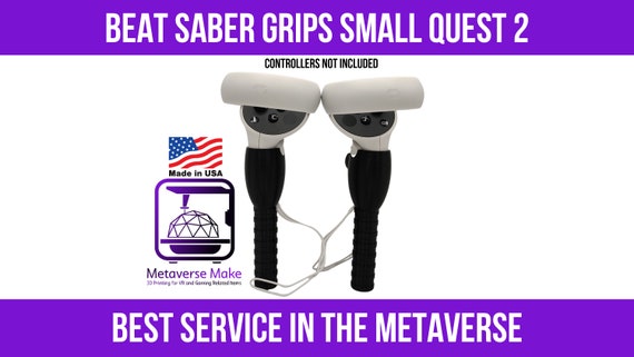 Beat Saber Style Controller Grips V2 For Quest 2 Small Etsy