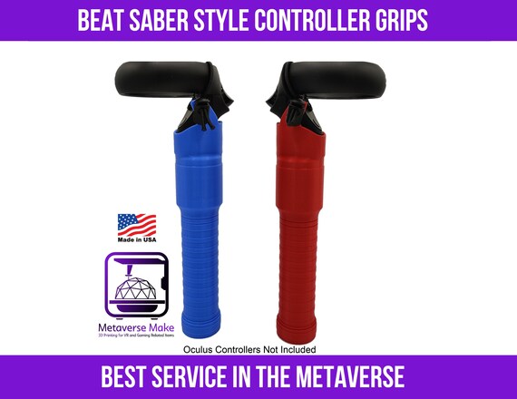 Beat Saber Style Controller Grips For Oculus Quest Quest 2 Or Etsy