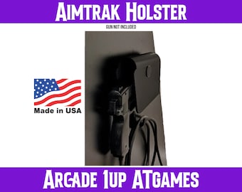 Aimtrak Light Gun Holster for Arcade 1UP Atgames Arcade