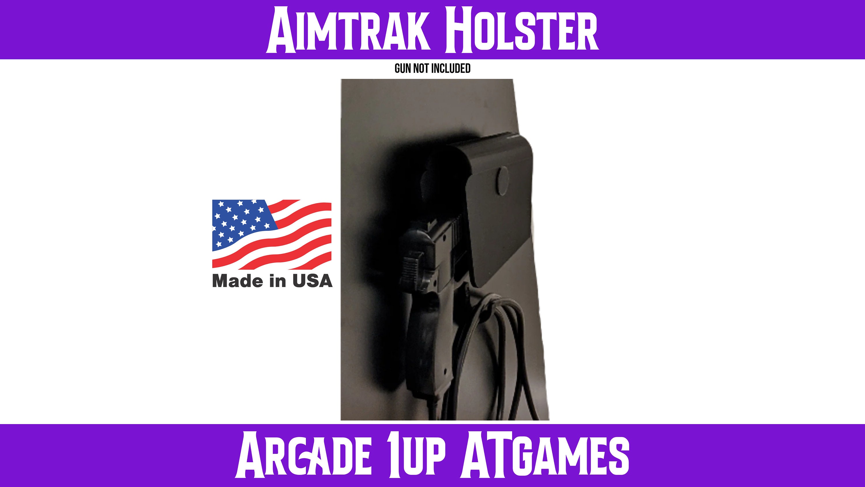 Aimtrak Light Gun Holster for Arcade 1UP Atgames Arcade - Etsy