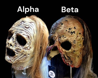 The Walking Dead Masks Alpha & Beta Mask Cosplay Set Bundle Replica Masks  Inspired by the Walking Dead Lucille, Wisperers, Negan 