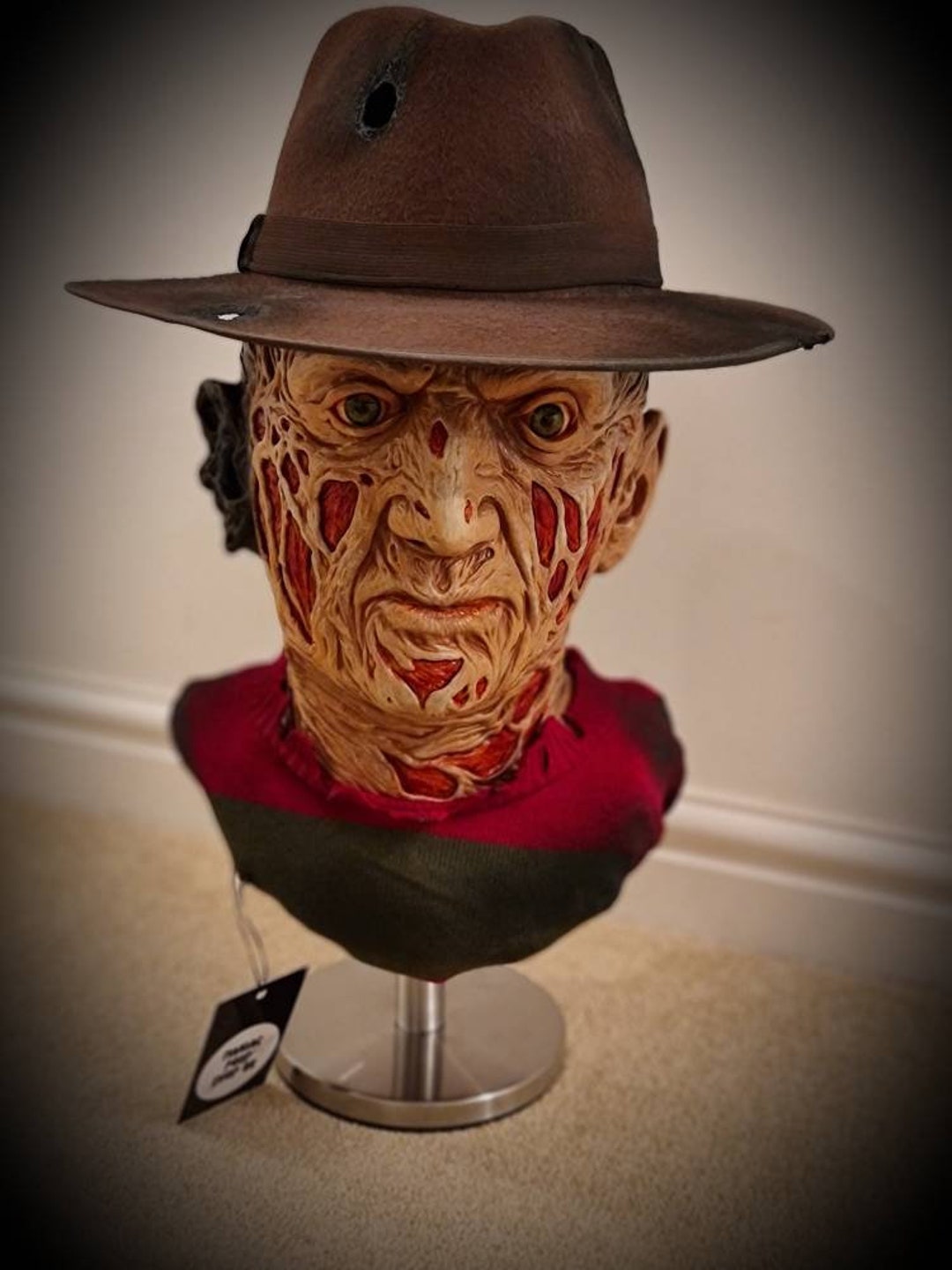 Freddy Krueger Licenced Mask by Trick or Treat Studio From A Nightmare on  Elm Street Part 1 Overhauled Ultimate 1:1 Foam Filled Bust - Etsy