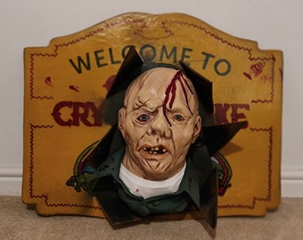 Jason Voorhees 1:1 Lifesize Display Wall Hanger /Bust - Overhauled Mask by Rubber Johnnies From 'Friday the 13th Part 3' Myers, Freddy,