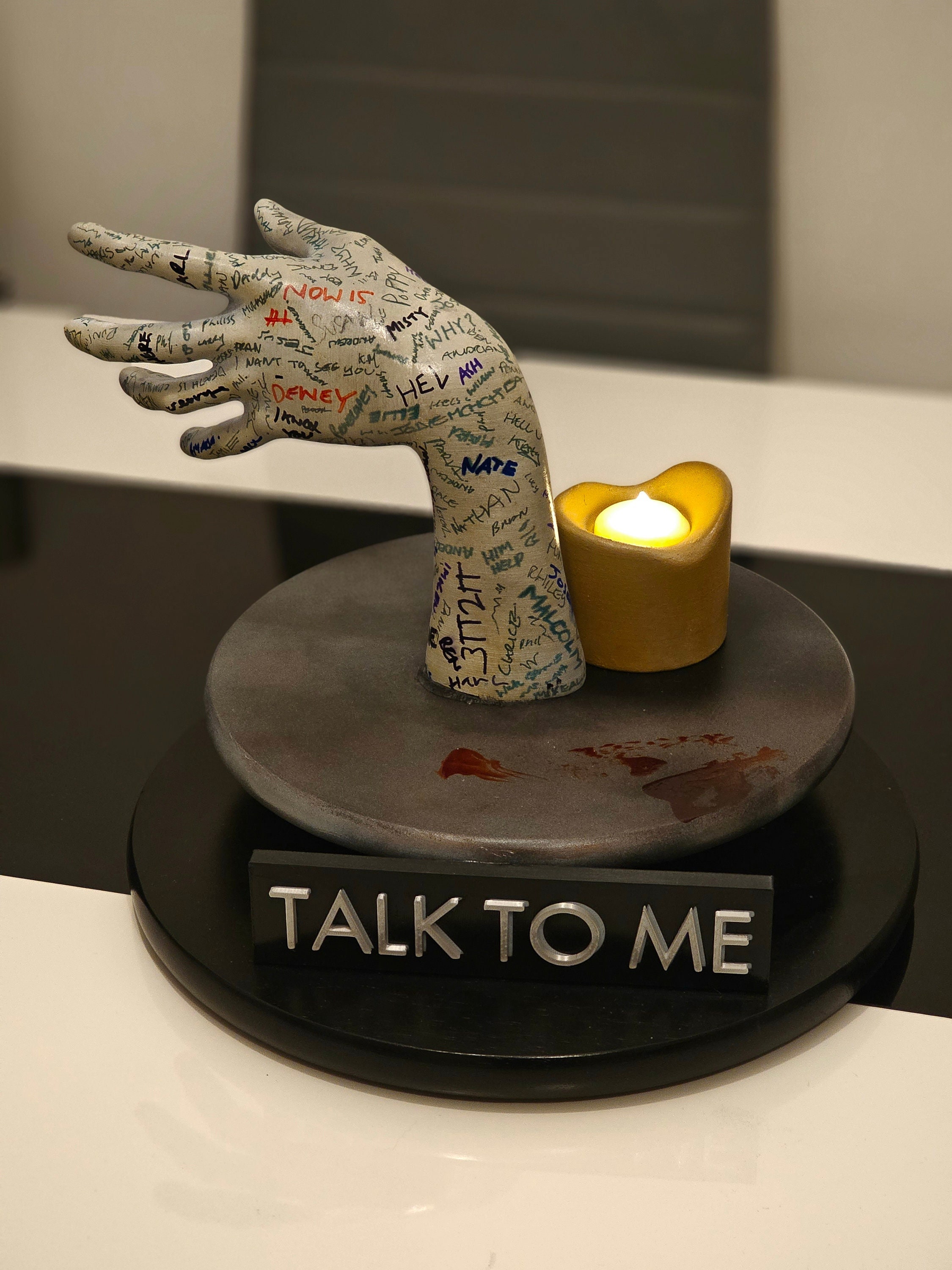 Talk to Me Hand Horror Movie Replica / Collectible Gift/ A24