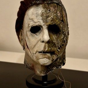 Michael Myers Licenced Mask by Trick or Treat Studio from 'Halloween Ends' Deluxe Edition  - Overhauled/ Repainted - Myers, Freddy, Jason