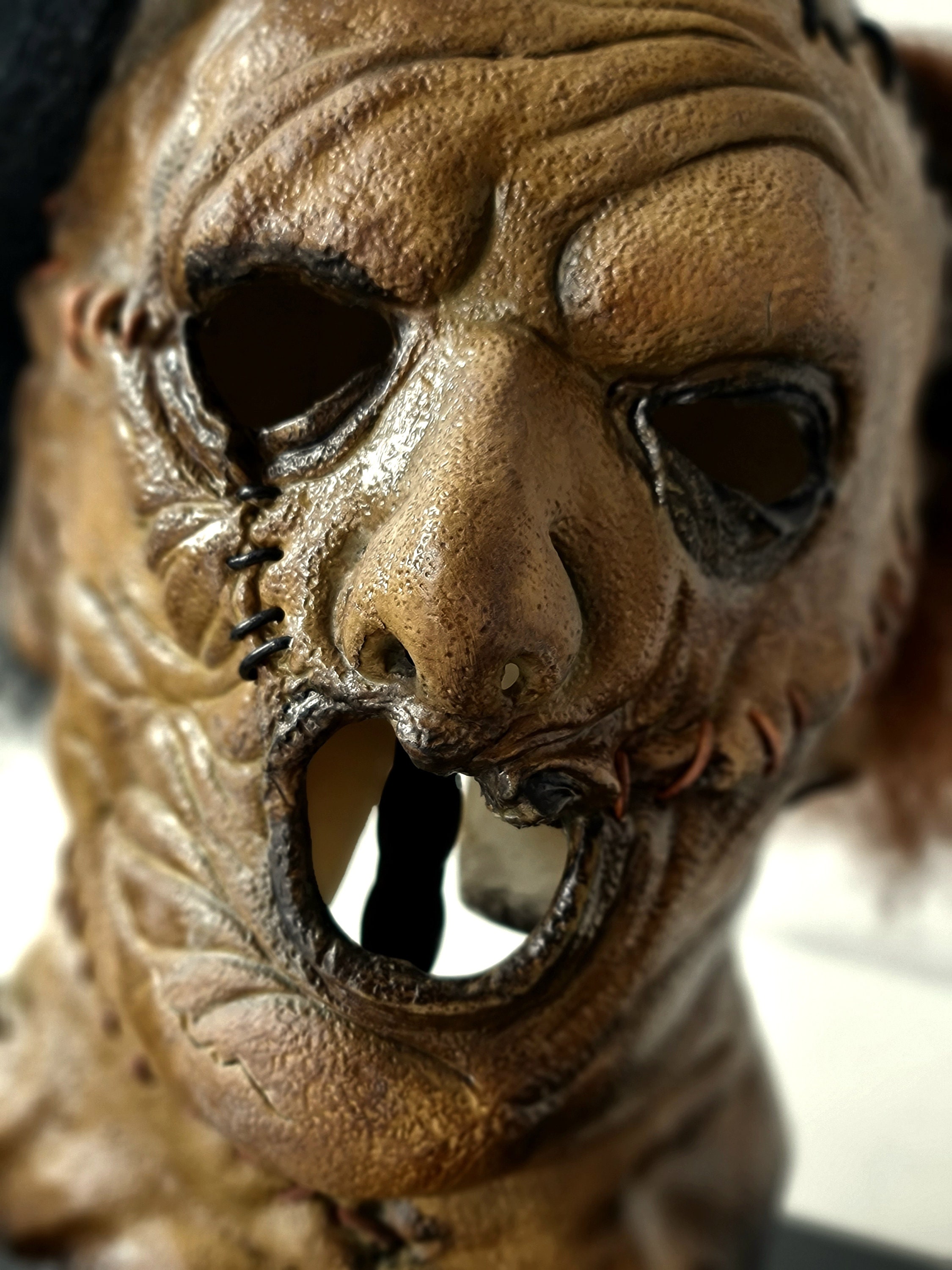 Latex Hand Stitched 'skinface Massacre 2003' Mask - Overhauled