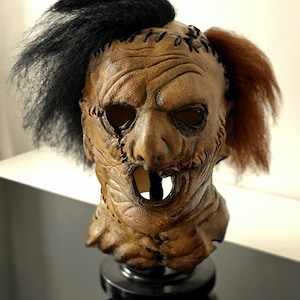 Latex Hand Stitched &#39;Skinface Massacre 2003&#39;  Mask - Overhauled/ Repainted - Myers, Freddy,